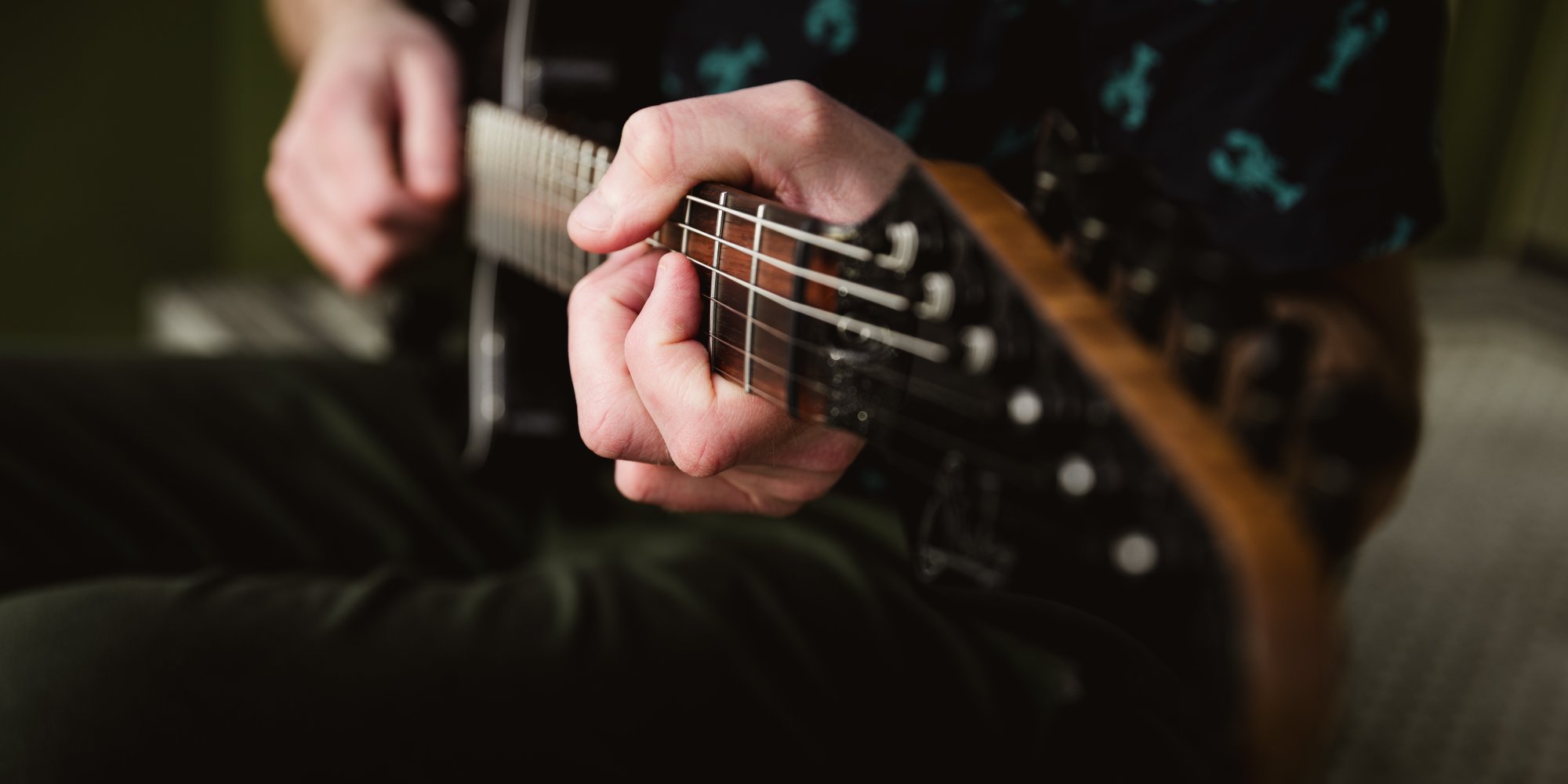 Guitar close-up